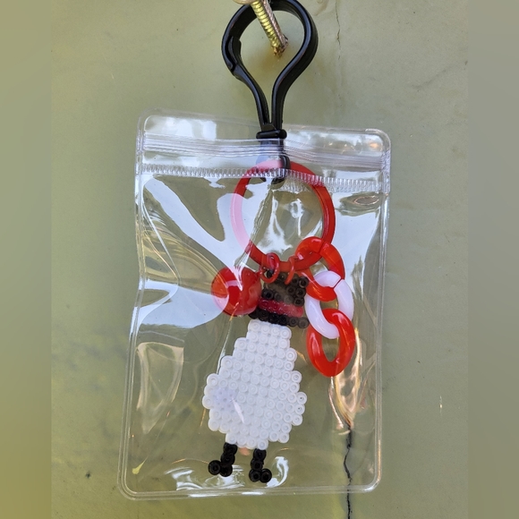 Handmade QSMP Perler Bead Eggs Keychain, Backpack Charm - Picture 4 of 13